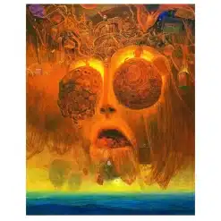 Strange Creatures by Zdzisław Beksiński Printed on Canvas - Image 3