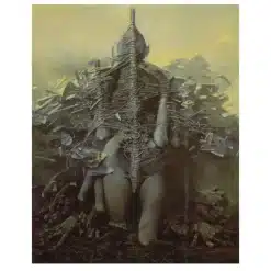 Strange Creatures by Zdzisław Beksiński Printed on Canvas - Image 5