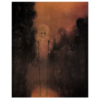 Strange Creatures by Zdzisław Beksiński Printed on Canvas - Image 6