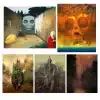 Strange Creatures by Zdzisław Beksiński Printed on Canvas