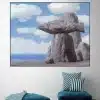 The Connivance by René Magritte Printed on Canvas
