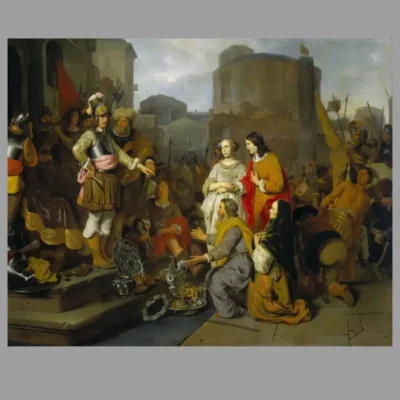The Continence of Scipio by Gerbrand van den Eeckhout ca.1653