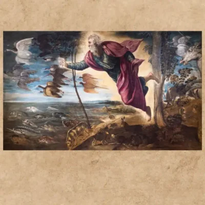The Creation of the Animals by Tintoretto ca.1551
