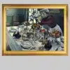 The Dinner Table by Henri Matisse Printed on Canvas
