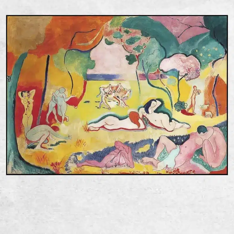 The Happiness of Living by Henri Matisse Printed on Canvas