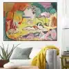 The Happiness of Living by Henri Matisse Printed on Canvas