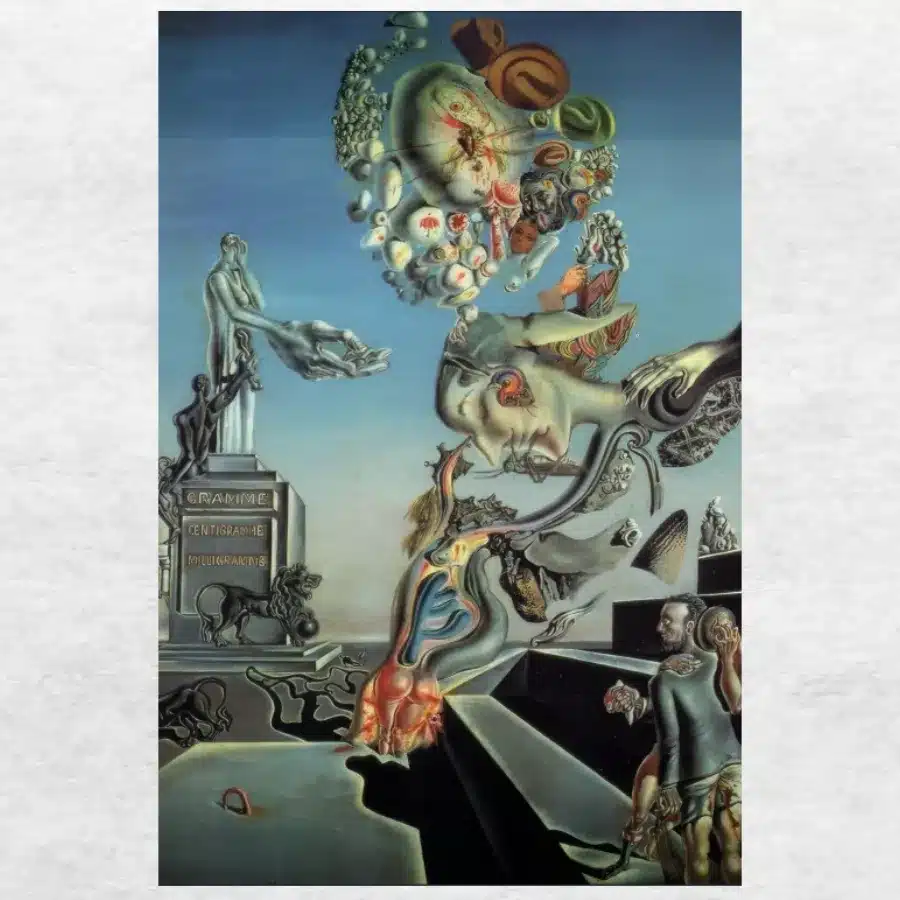 The Lugubrious Game by Salvador Dalí Printed on Canvas