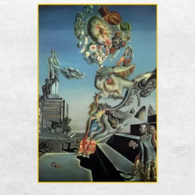 The Lugubrious Game by Salvador Dalí Printed on Canvas