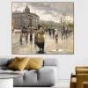 A View Along the Street Vesterbrogade in Copenhagen by Paul Gustav Fischer