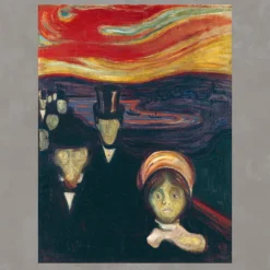 Anxiety by Edvard Munch 1894