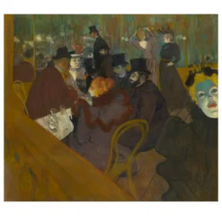 At the Moulin Rouge by Henri de Toulouse-Lautrec 1892