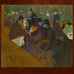 At the Moulin Rouge by Henri de Toulouse-Lautrec 1892