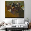 At the Moulin Rouge by Henri de Toulouse-Lautrec Printed on Canvas