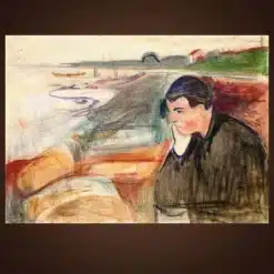 Evening, Melancholy by Edvard Munch 1891