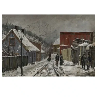 Fra Saxegårdsgate by Edvard Munch c.1882