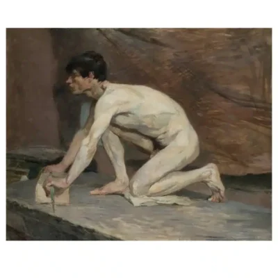 Henri de Toulouse-Lautrec 1892, The Marble Polisher