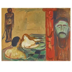 Jealousy in the Bath by Edvard Munch 1890
