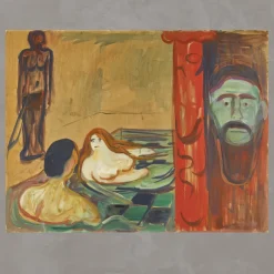 Jealousy in the Bath by Edvard Munch 1890