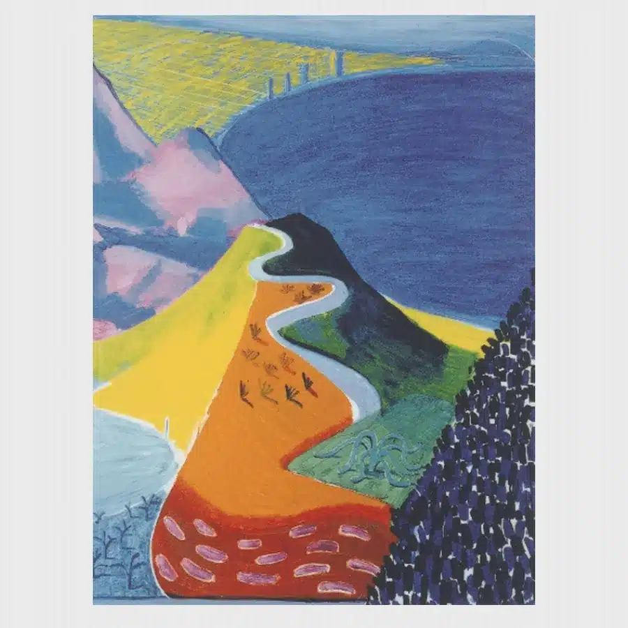 Malibu by David Hockney Printed on Canvas