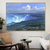 Niagara Falls by Albert Bierstadt Printed on Canvas