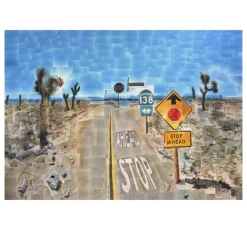 Pearblossom Highway by David Hockney 1986