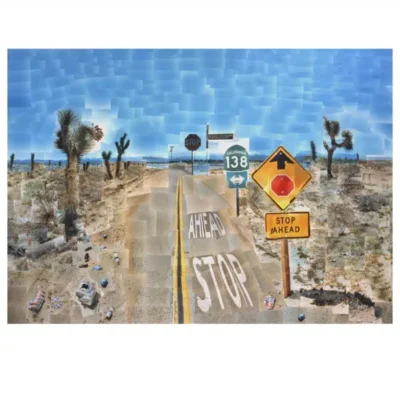 Pearblossom Highway by David Hockney 1986