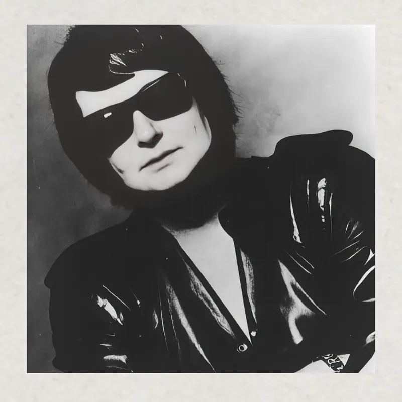 Portrait of Roy Orbison Songwriter Printed on Canvas