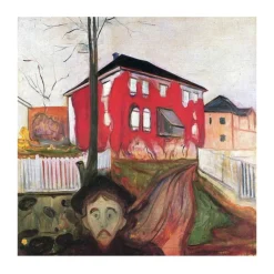 Red Virginia Creeper by Edvard Munch