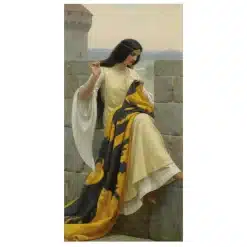 Stitching the Standard by Edmund Blair Leighton 1911