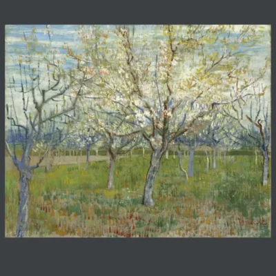 The Pink Orchard by Vincent van Gogh 1888