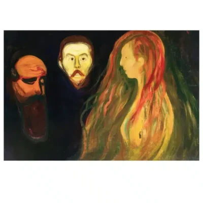 Tragedy by Edvard Munch 1898-1900