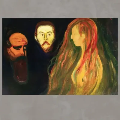 Tragedy by Edvard Munch 1898-1900