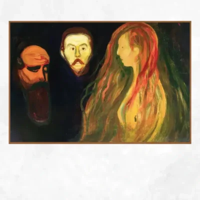 Tragedy by Edvard Munch Printed on Canvas
