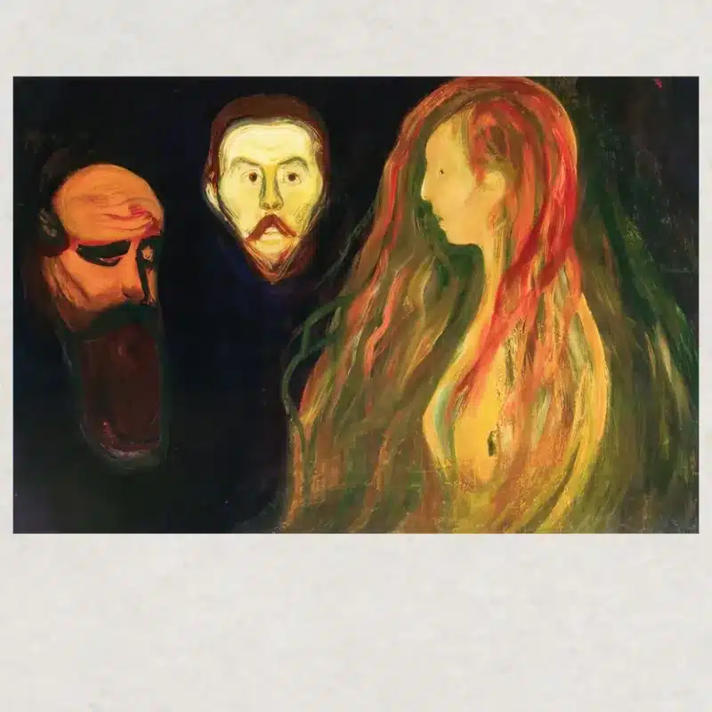 Tragedy by Edvard Munch Printed on Canvas