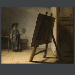 Artist in his Studio by Rembrandt 1626