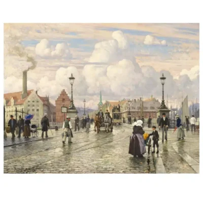 Knippels bridge when I was a boy by Paul Fischer 1924