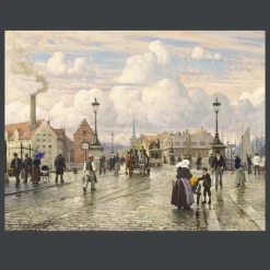 Knippels Bridge When I Was a Boy by Paul Fischer 1924