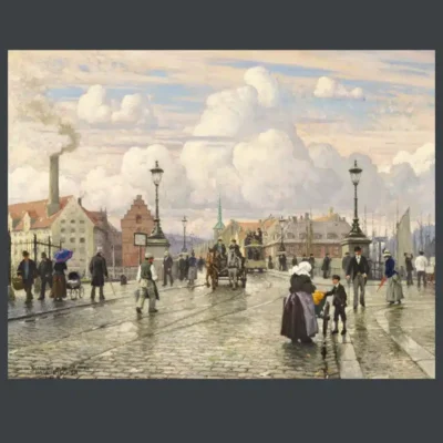 Knippels Bridge When I Was a Boy by Paul Fischer 1924