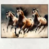 Running Horses Printed on Canvas