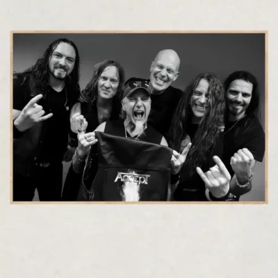 The ACCEPT Heavy Metal Band Printed on Canvas