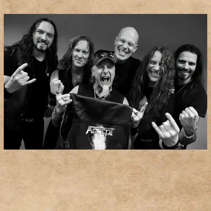 The ACCEPT Heavy Metal Band Printed on Canvas