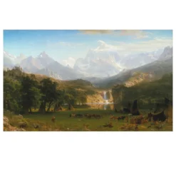 The Rocky Mountains Lander's Peak by Albert Bierstadt 1863