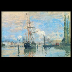 The Seine at Rouen by Claude Monet 1872