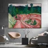 Thuringian Forest by Edvard Munch Printed on Canvas