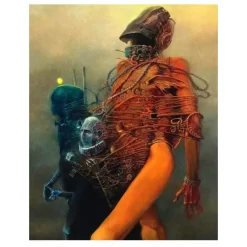 Zdzisław Beksiński Artworks Printed on Canvas - Image 6