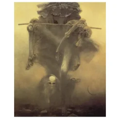 Artworks by Beksinski Printed on Canvas - Image 3