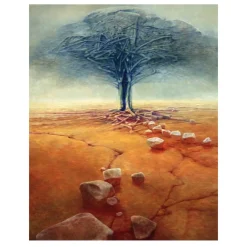 Artworks by Beksinski Printed on Canvas - Image 4