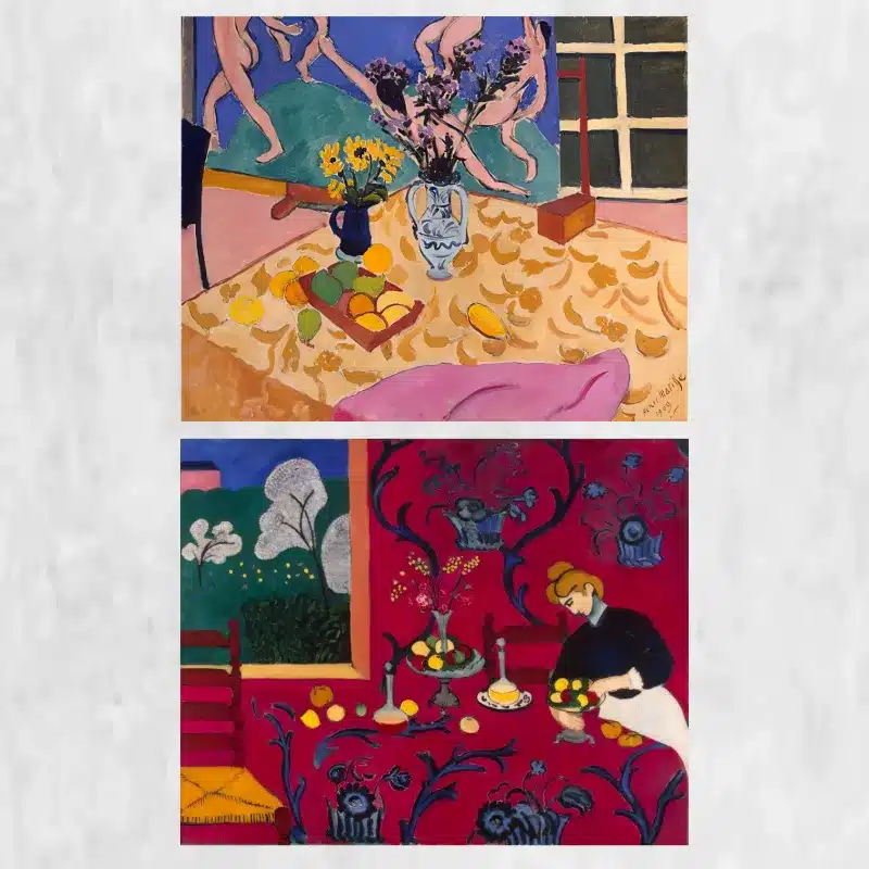 Henri Matisse The Dessert Harmony in Red and Still Life with Dance