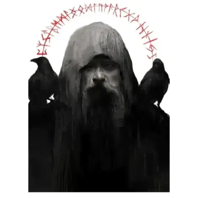 Illustrations of Odin