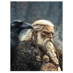 Odin the Vikings God Illustrations